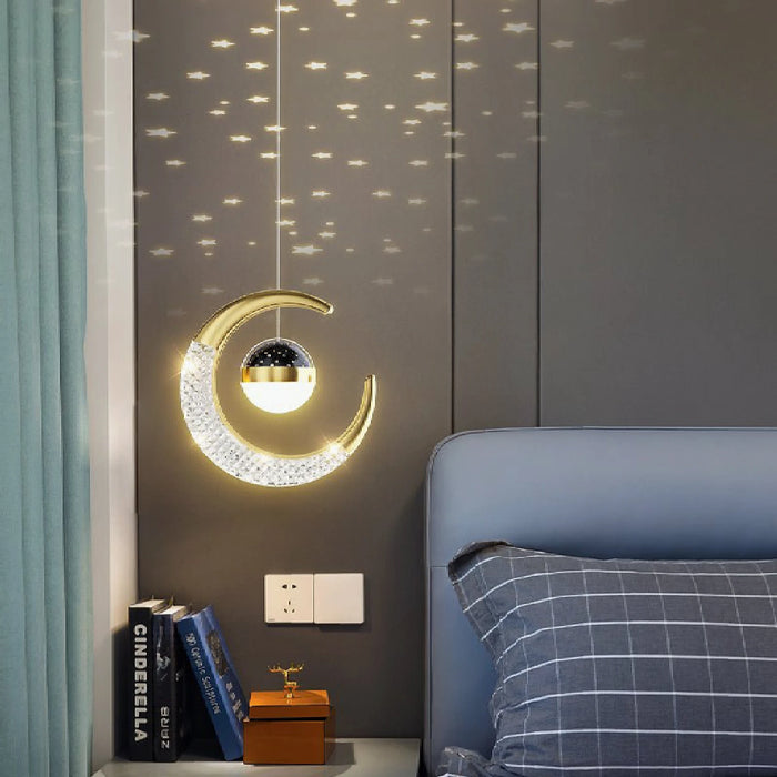 MIRODEMI® Valdeblore | Nordic Bedside Stars Design Pendant Lamp