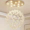 MIRODEMI® Vallauris | Exceptional Butterfly Crystal Globe Chandelier 
