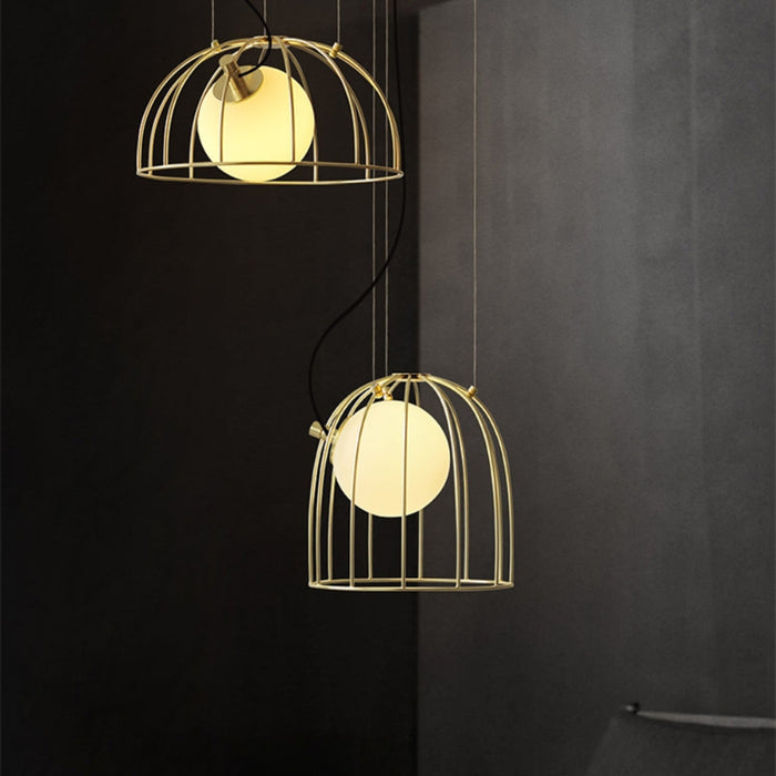 Malaussène | Post Modern Iron Cage Chandelier For Home Decor