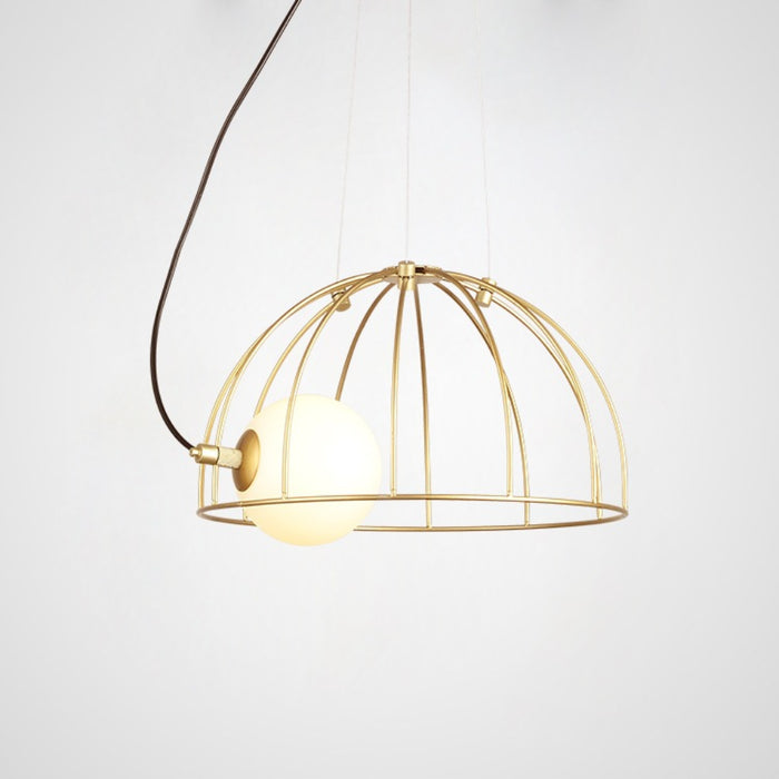 Malaussène | Post Modern Iron Cage Chandelier Style-C