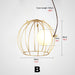 Malaussène | Post Modern Iron Cage Chandelier B Size