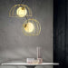 Malaussène | Post Modern Iron Cage Chandelier For Dining Room