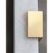 Marble|LED|Futuristic|White|Gold|Elegant|Luxury|Modern|Sconce