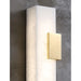 Marble|LED|Futuristic|White|Gold|Elegant|Luxury|Modern|Sconce