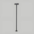 Mid-height LED outdoor path light with clean design, perfect for modern landscape setups