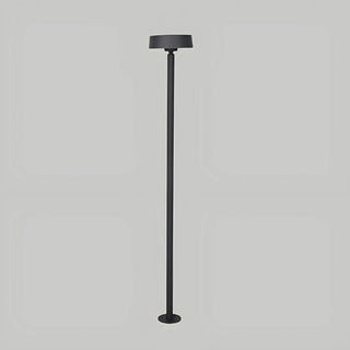 Mid-height LED outdoor path light with clean design, perfect for modern landscape setups