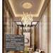 Menaggio | Gold Perfect Crystal Wave Light Fixture