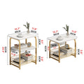 Metal Side Table With Storage Space made in Nordic Design image | luxury furniture | side tables | tables with storage 
