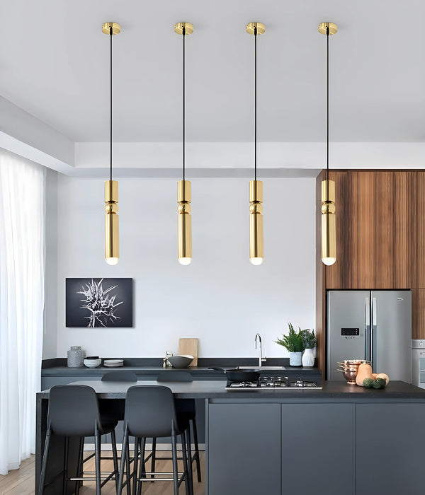 MIRODEMI Le Mas Black/Gold/Chrome Pendant Lamp For Kitchen 