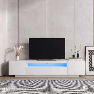 White|TV stand for 80" TVs|Minimalistic|For living room