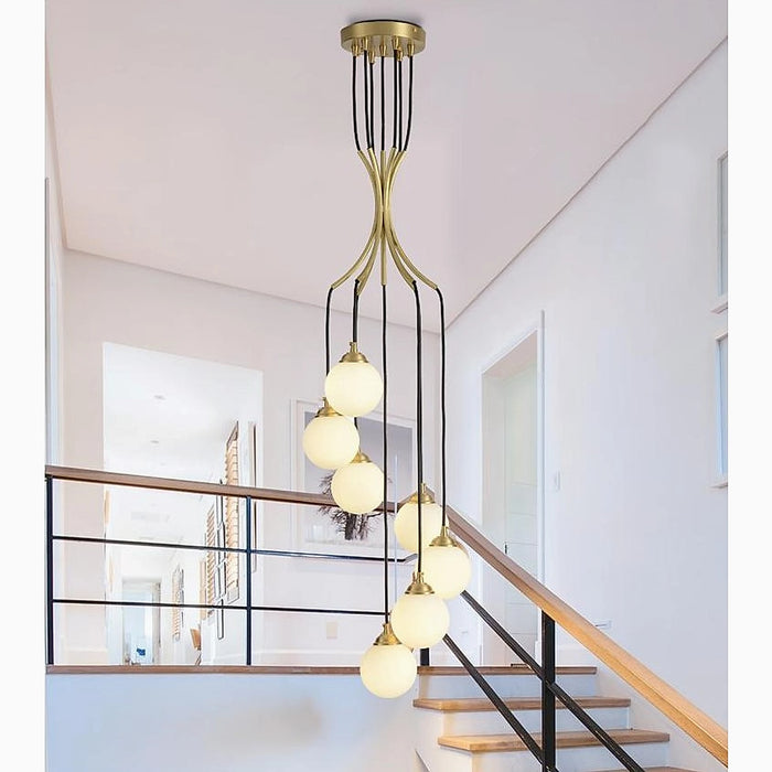 MIRODEMI Cabris | Designer Nordic Modern Long Glass Balls Lighting Fixture for Living Room