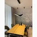 Mirodemi Acquaformosa Black/White Art Minimalistic LED Pendant Chandelier For Living Room Decor