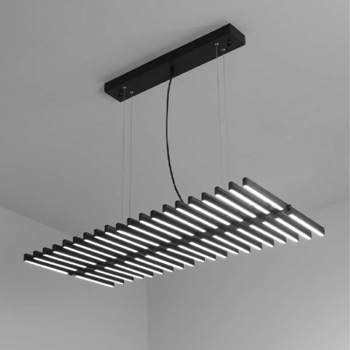 Mirodemi Acquaformosa Black/White Art Minimalistic LED Pendant Chandelier Black Colored