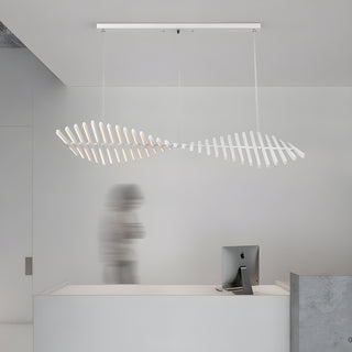 Mirodemi Acquaformosa Black/White Art Minimalistic LED Pendant Chandelier For Office Living Space Hotel