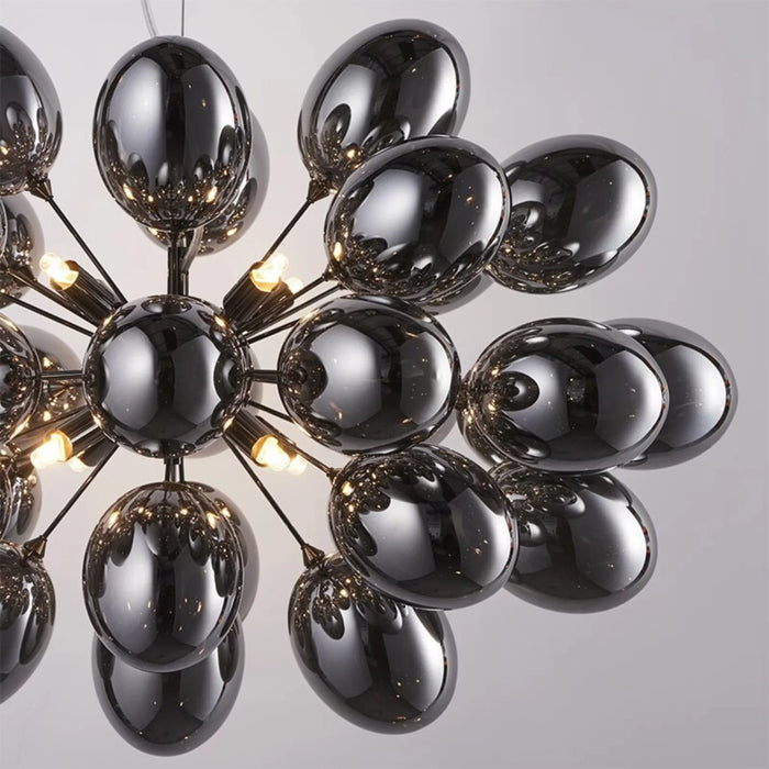 Mirodemi® Zelo Buon Persico | Creative Black Grape Shape Glass Lamp for Hotel