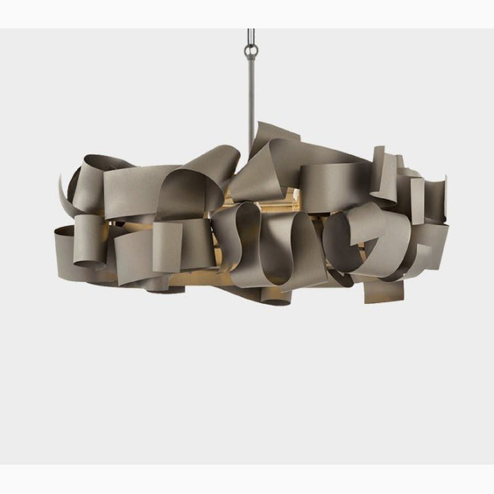 Mirodemi Zelo Surrigone Postmodern Creative Gray/Gold Iron Chandelier For Home Decoration