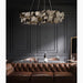 Mirodemi Zelo Surrigone Postmodern Creative Gray/Gold Iron Chandelier For Dining Room