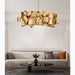Mirodemi Zelo Surrigone Postmodern Creative Gray/Gold Iron Chandelier For Hall