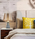 Nordic|Cement|Glass|Table|Lamp|Nightshade|LED|Minimalistic|Amber