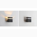 Aluminum|Outdoor|Waterproof|LED|Wall|Mounted|Villa|Yard|Garden|Black|Minimalistic