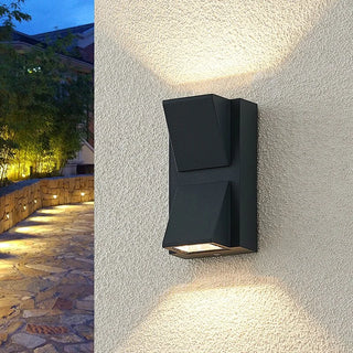 Outdoor|Waterproof|Aluminum|Black|Wall|Sconce|Lamp|Minimalistic