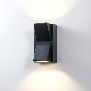 Outdoor|Waterproof|Aluminum|Black|Wall|Sconce|Lamp|Minimalistic