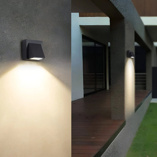 Outdoor|Waterproof|Aluminum|Black|Wall|Sconce|Lamp|Minimalistic