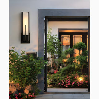 MIRODEMI Modern Black/Gold Copper Outdoor Waterproof LED Wall Lamp For Garden, Porch image | luxury lighting | outdoor lamps