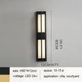 MIRODEMI Modern Black/Gold Copper Outdoor Waterproof LED Wall Lamp For Garden, Porch image | luxury lighting | outdoor lamps