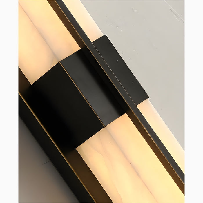 MIRODEMI Modern Black/Gold Copper Outdoor Waterproof LED Wall Lamp For Garden, Porch image | luxury lighting | outdoor lamps