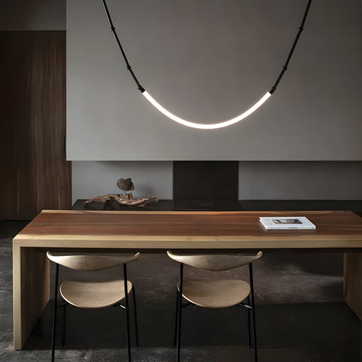 MIRODEMI Pierlas Minimalistic Slender-Shaped Led Pendant Light for Dining Room