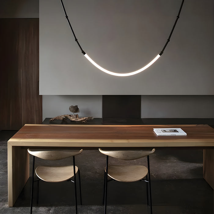 MIRODEMI Pierlas Minimalistic Slender-Shaped Led Pendant Light for Dining Room