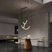 MIRODEMI Pierlas Minimalistic Slender-Shaped Led Pendant Light for Dining Room