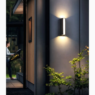 Modern|Aluminum|Waterproof|Black|Outdoor|Lamp|Wall|Villa|Yard|Porch