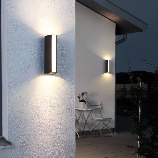 Modern|Aluminum|Waterproof|Black|Outdoor|Lamp|Wall|Villa|Yard|Porch