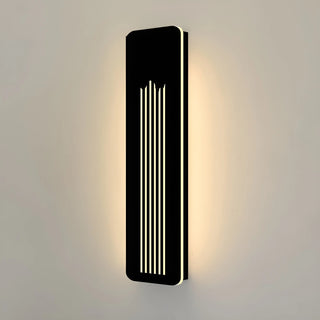 Black|Aluminum|Outdoor|Porch|Garden|Yard|Wall|Sconce|Waterproof