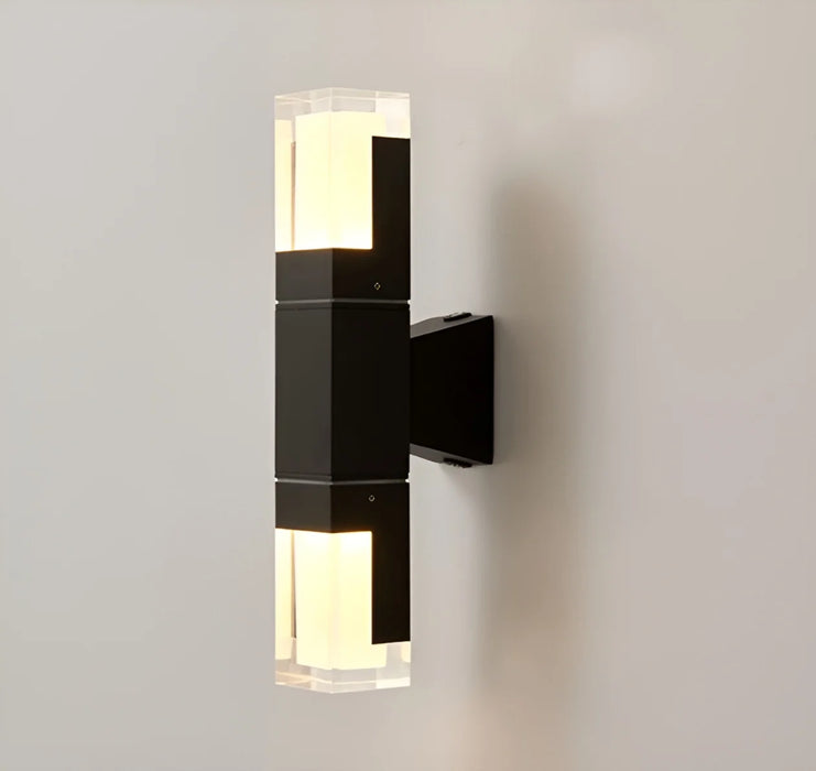 Modern|Wall|Lamp|Outdoor|LED|Waterproof|Black|Yard|Villa|Porch