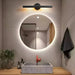 Mirror|Wall|Lamp|Sconce|Bathroom|Bedroom|Hall|Black