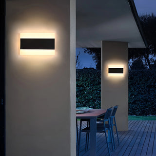 Waterproof|LED|Wall|Lamp|Yard|Garden|Villa|Porch|Minimalistic|Black