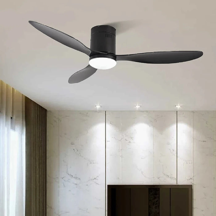 Barete | 48" Solid Wood Led Ceiling Fan with Remote Control