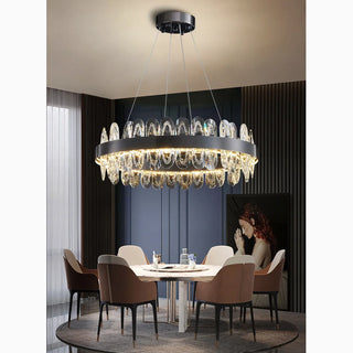 Elegant|Hanging|Round|Modern|Living|Dining|Office|Lobby|Bar|LED|Chandelier