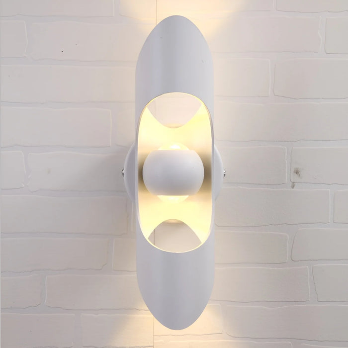 Creative|White|Futuristic|Living|Bedroom|Outside|Wall|light|Lamp