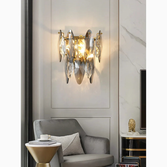 Modern|Elegant|Wall|Light|Living|Bedroom|Bedside|Crystal|LED