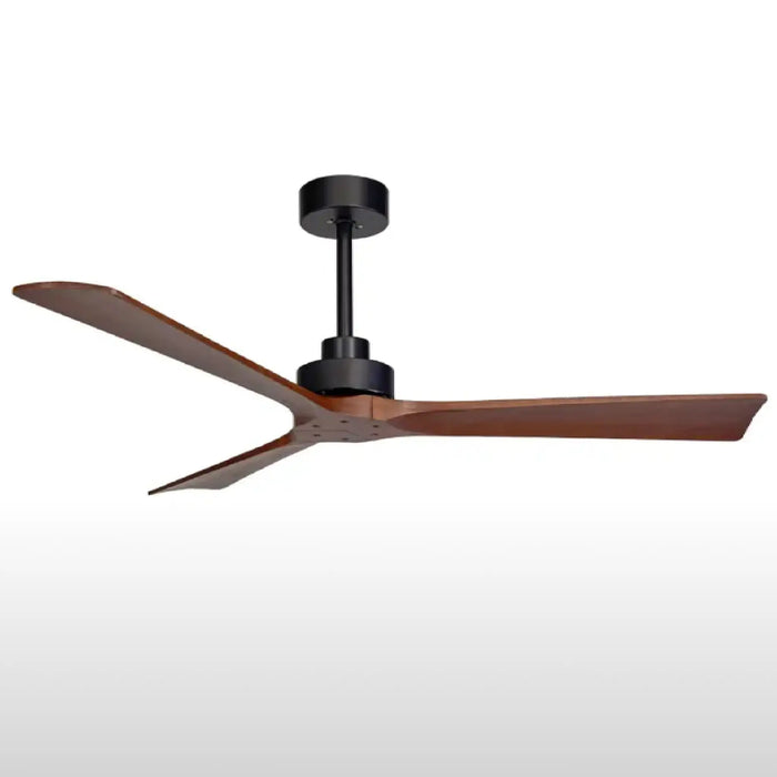 Modern Fashion Solid Dark Wood Ceiling Fan 56"