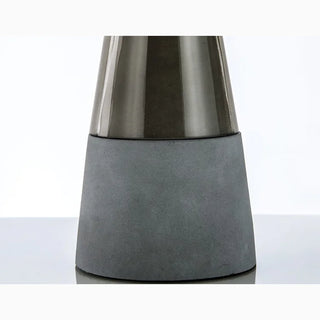 Nordic|Cement|Glass|Table|Lamp|Nightshade|LED|Minimalistic|Grey