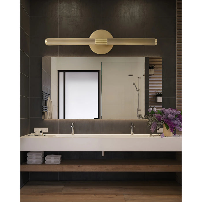 Mirror|Wall|Lamp|Sconce|Bathroom|Bedroom|Hall|Golden