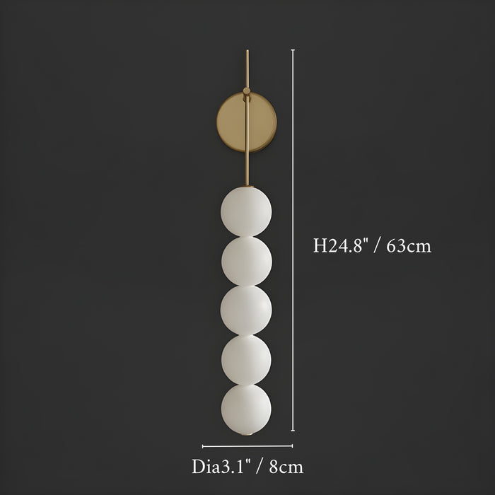 MIRODEMI Modern Golden Wall Lamp with Light Spheres, Living Room, Bedroom image | luxury lighting | luxury wall lamps 