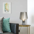 Nordic|Cement|Glass|Table|Lamp|Nightshade|LED|Minimalistic|Grey