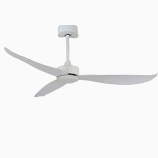 Modern Indoor Solid Wood Ceiling Fan With White Lamp and Remote Control | 52"