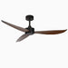 Modern Gorgeous Indoor Solid Wood Ceiling Fan With Lamp and Remote Control | 52"